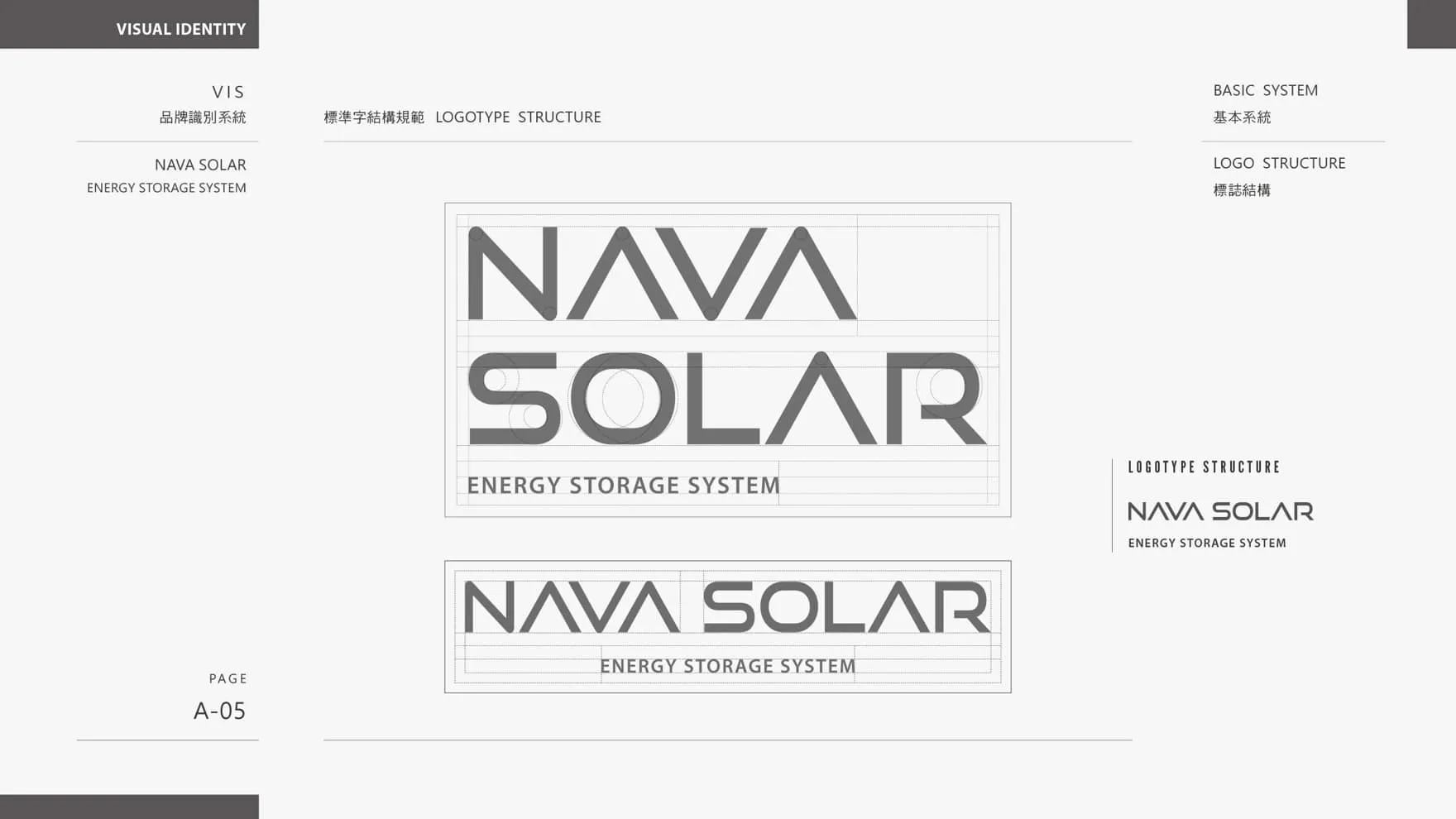太陽能光電存儲品牌LOGO標準字設計