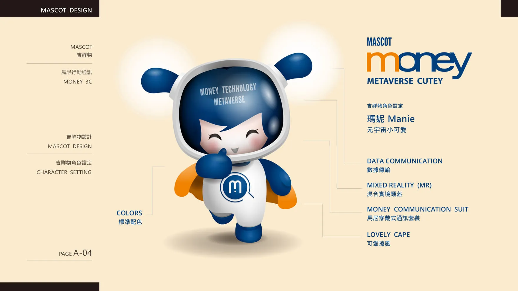 馬尼行動通訊品牌吉祥物設計角色設定 Mascot Planning