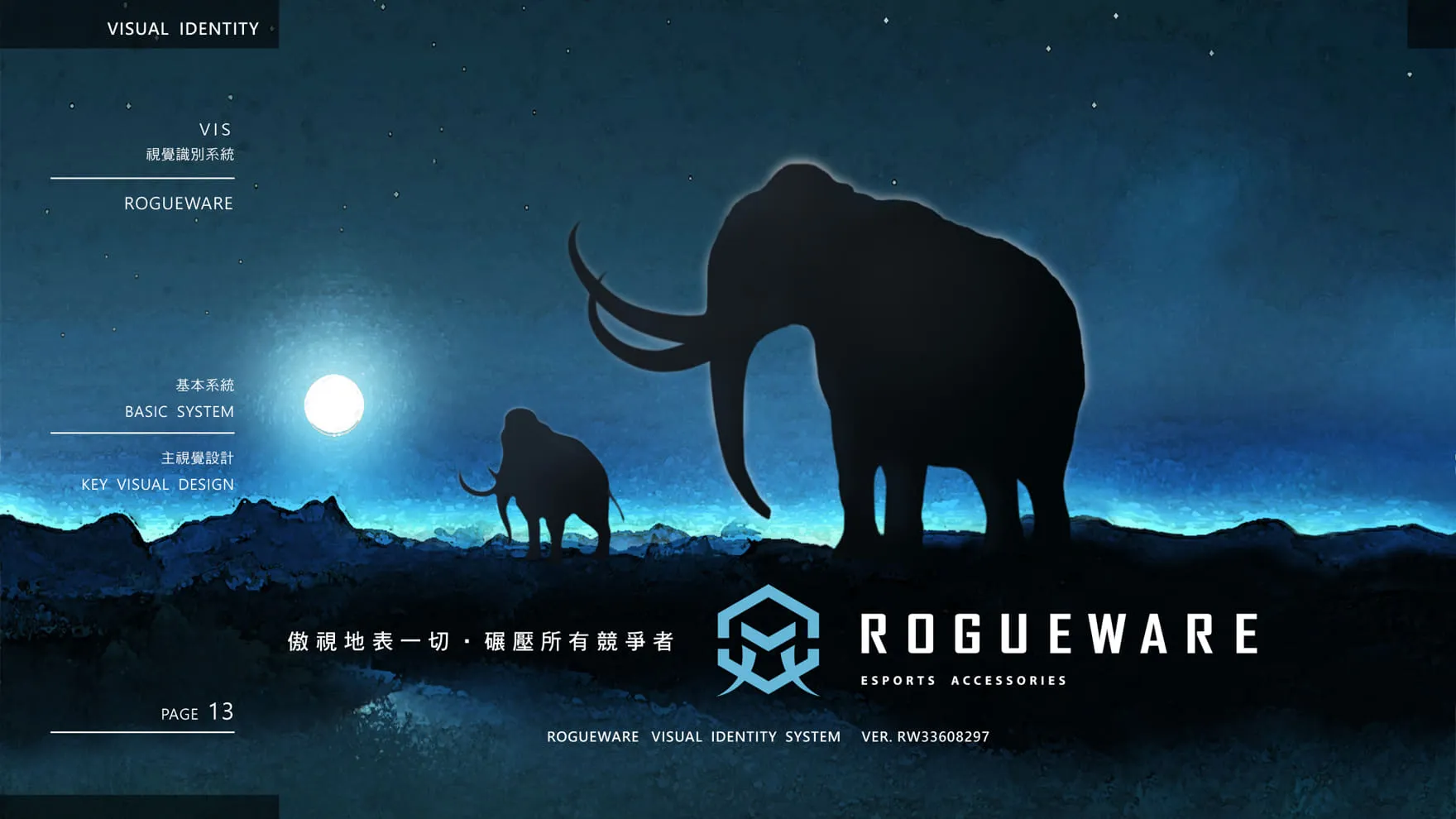 ROGUEWARE電競品牌主視覺設計